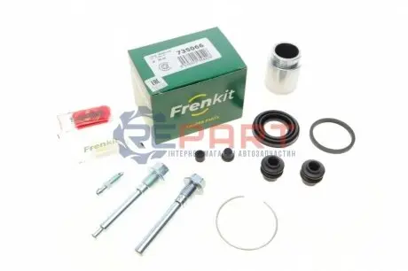 Ремкомплект супорта (заднього) Nissan X-Trail 01-13 (d=35mm) (Akebono) (+ поршень/направляюча) FRENKIT 735066 Купити в Україні