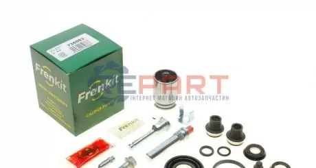 Фото Ремкомплект супорта (заднього) Opel Astra G/Zafira 96-09 (d=36mm) (Bosch) (+поршень/направляюча) FRENKIT (736082) зображення 1