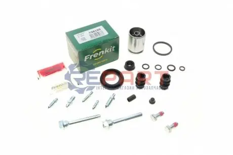 Ремкомплект супорта (заднього) VW Caddy 03- (d=38mm) (Lucas) (+поршень/направляюча) FRENKIT 738109 Купити в Україні