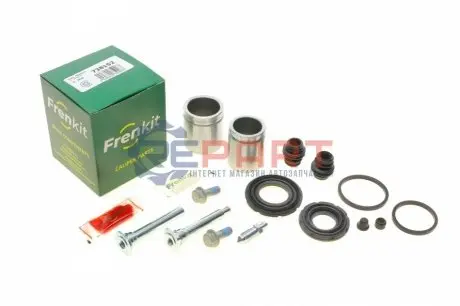 Фото Ремкомплект супорта (переднього) Honda Accord 08- (d=38/43mm) (+2 поршня/направляюча) (Akebono) FRENKIT (738152) зображення 1