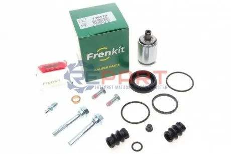 Ремкомплект супорта (заднього/EPB) Renault Grand Scenic III 05- (d=38mm)(TRW)(+поршень/направляюча) FRENKIT 738579 Купити в Україні