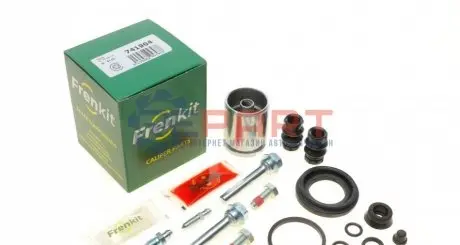 Ремкомплект супорта (заднього) VW T5/Caddy III 03-/Trafic 01- (d=41mm)(+поршень/направляюча)(Lucas) FRENKIT 741904 Купити в Україні