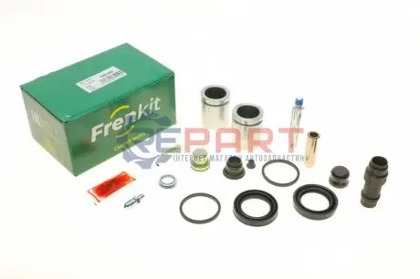 Ремкомплект супорта (переднього) Ford Transit 86-00 (d=42mm) (+2 поршня/направляюча) (Bendix) FRENKIT 742195