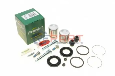 Фото Ремкомплект супорта (переднього) Subaru Legacy 96-99 (d=43mm) (+2 поршня/направляюча) (Akebono) FRENKIT (743225) зображення 1