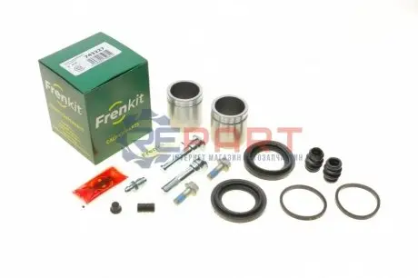 Фото Ремкомплект супорта (переднього) Hyundai Santa Fe 01- (d=43mm) (+2 поршня/направляюча) (Mando) FRENKIT (743227) зображення 1