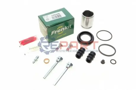 Ремкомплект супорта (заднього) Audi A6/A7/A8 04- (d=43) (+поршень/направляюча) (Trw) FRENKIT 743240 Купити в Україні