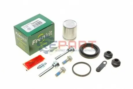Фото Ремкомплект супорта (заднього) Kia Sorento 08- (d=43mm) (+поршень/направляюча) (Mando) FRENKIT (743241) зображення 1