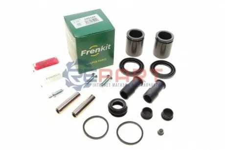 Ремкомплект супорта (переднього) Audi A4/A6/VW Passat 96-05 (d=43mm) (+2 поршня/направляюча)(Lucas) FRENKIT 743245 Купити в Україні