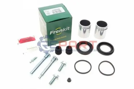 Фото Ремкомплект супорта (переднього) Honda CR-V 12- (d=45mm)(Niss)(+2 поршня/направляюча)SuperKit FRENKIT (745705) зображення 1