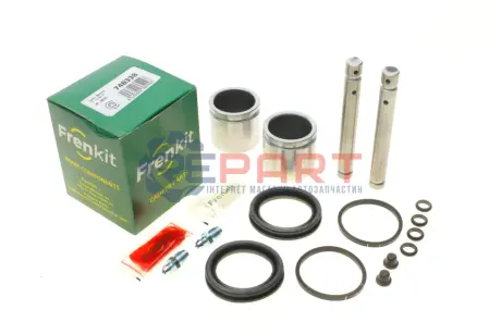 Ремкомплект супорта (переднього) MB100 (W631) 88-96 (d=48mm)(Bendix)(+2 поршня/направляюча) SuperKi FRENKIT 748338 Купити в Україні