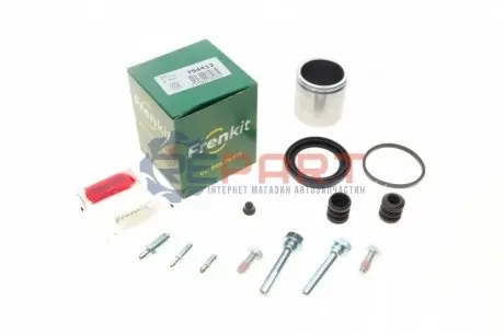 Фото Ремкомплект супорта (переднього) Seat Ibiza 97-02 (d=54mm) (TRW)(+1 поршень/направляюча) SuperKit FRENKIT (754412) зображення 1