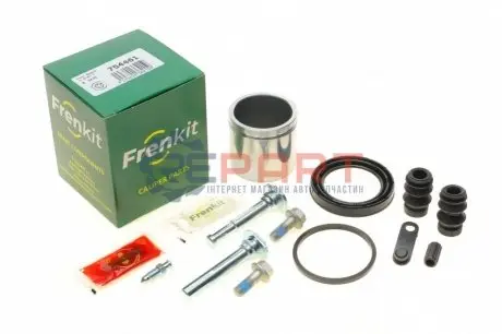 Фото Ремкомплект супорта (переднього) Peugeot 206 99-09 (d=54mm)(Bosch)(+1 поршень/направляюча) SuperKit FRENKIT (754461) зображення 1