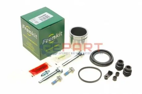 Ремкомплект супорта (переднього) Hyundai Elantra/i20 00- (d=54mm)(Mando)(+1 поршнь/направляє) FRENKIT 754469 Купити в Україні