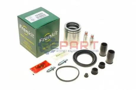 Ремкомплект супорта (переднього) VW Caddy III 04-15 (d=54mm)(Ate)(+ поршень/направляюча) SuperKit FRENKIT 754902 Купити в Україні