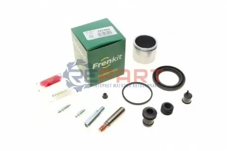 Ремкомплект супорта (переднього) Mazda 323/626 91-02 (d=57mm)(Shin)(+1поршень/направляюча) SuperKit FRENKIT 757493 Купити в Україні