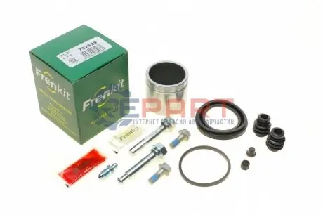 Ремкомплект супорта (переднього) Hyundai Elantra 06-11 (d=57mm)(Mando)(+ поршен/направляюча) Super FRENKIT 757529 Купити в Україні