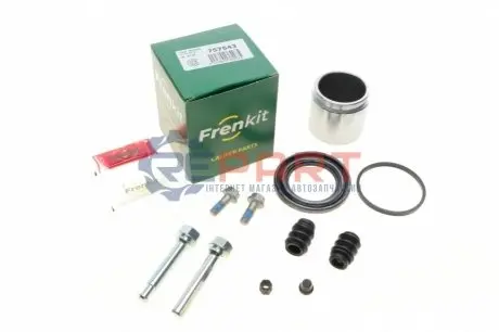Фото Ремкомплект супорта (переднього) Peugeot 308 13- (d=57mm)(+ поршен/направляюча) SuperKit(Mando) FRENKIT (757543) зображення 1
