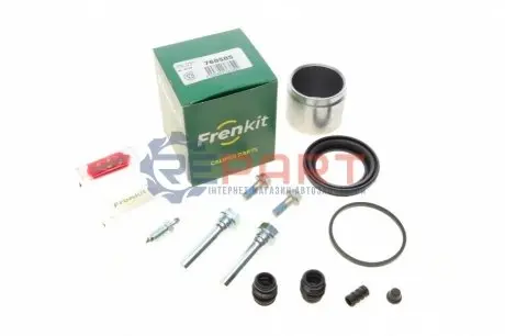 Ремкомплект супорта (переднього) Mitsubishi L200/Nissan NV 200 05- (d=60mm)(+ поршен/направ)(Tokic) FRENKIT 760585 Купити в Україні