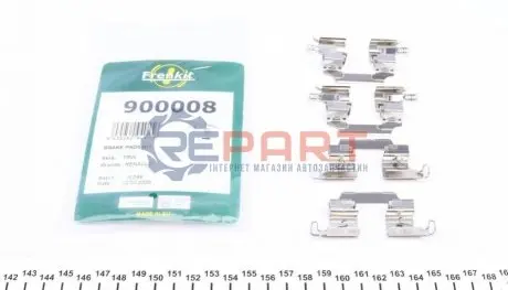 Фото Планка супорта (заднього) прижимна (к-кт) Renault Megane IV/Scenic III/IV 09- (TRW) FRENKIT (900008) зображення 1