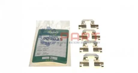 Фото Планка супорта (заднього) прижимна (к-кт) Mazda 3 13- (Akebono) FRENKIT (900025) зображення 1