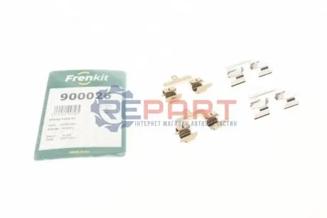 Планка супорта (заднього) прижимна (к-кт) Renault Koleos 09-/Nissan Qashqai/X-Trail 07-13 (Akebono) FRENKIT 900026 Купити в Україні