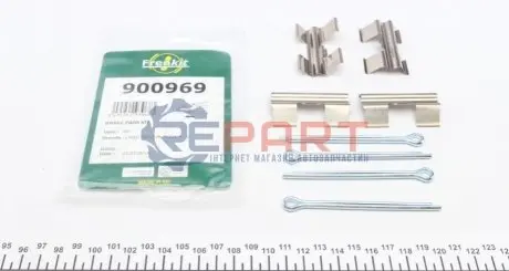 Фото Планка супорта (переднього) прижимна (к-кт) Ford Transit 78- FRENKIT (900969) зображення 1