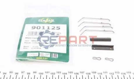 Фото 1 — Планка супорта (заднього) прижимна (к-кт) Renault Clio 91-06 (Bendix) FRENKIT (901125) Фото Планка супорта (заднього) прижимна (к-кт) Renault Clio 91-06 (Bendix) FRENKIT (901125) зображення 1