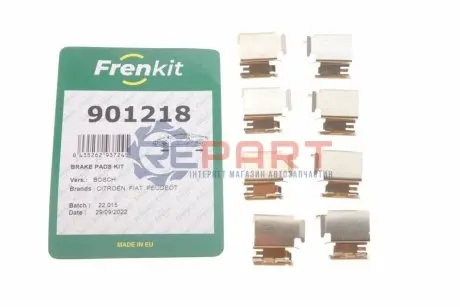 Планка супорта прижимна (к-кт) Citroen Berlingo/Fiat Ducato/MB Sprinter/VW Crafter 06- (Bosch) FRENKIT 901218 Купити в Україні