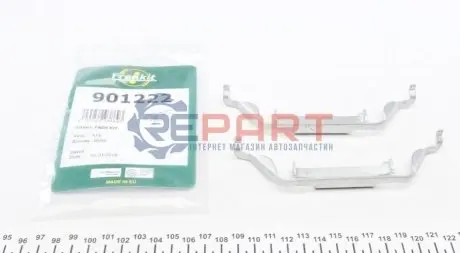 Фото Планка супорта (переднього) прижимна (к-кт) BMW X5 (E53) 00- (Ate) FRENKIT (901222) зображення 1