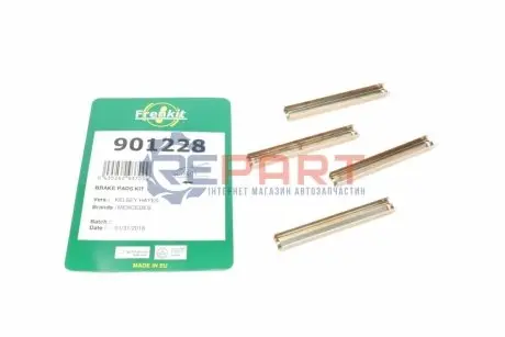 Фото Планка супорта (переднього) прижимна (к-кт) MB M-class (W163) 98-05 (Kelsey-Hayes) FRENKIT (901228) зображення 1