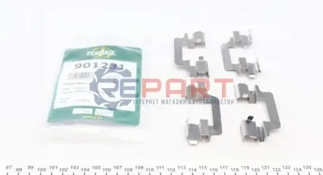 Планка супорта (переднього) прижимна (к-кт) Citroen Jumpy/Fiat Scudo/Peugeot Expert 96- (Lucas) FRENKIT 901231