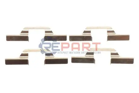 Планка супорта (заднього) прижимна (к-кт) VW Golf IV 98-02 (Lucas) FRENKIT 901263 Купити в Україні