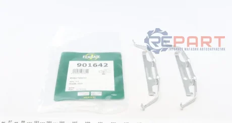 Планка супорта (переднього) прижимна (к-кт) BMW X5 (E53) 00-06 (Ate) FRENKIT 901642