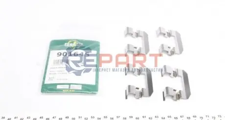 Планка супорта (переднього) прижимна (к-кт) Hyundai Santa Fe 01-06 (Mando) FRENKIT 901645 Купити в Україні