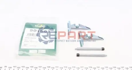 Фото Планка супорта (заднього) прижимна (к-кт) MB C-class (W203) 00-07 (Ate) FRENKIT (901661) зображення 1