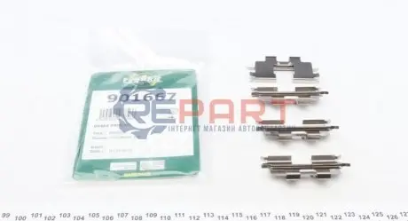 Планка супорта (заднього) прижимна (к-кт) Hyundai Tucson/Kia Sportage 2.0 CRDi 04- (Mando) FRENKIT 901667 Купити в Україні