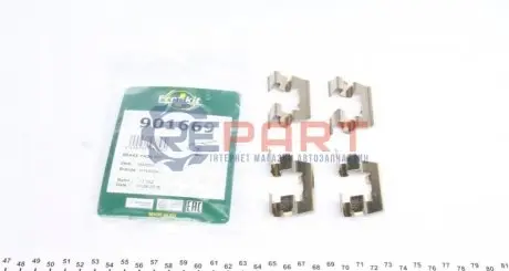 Планка супорта (заднього) прижимна (к-кт) Hyundai Accent 98-05 (Mando) FRENKIT 901669 Купити в Україні