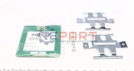 Фото Планка супорта прижимна (к-кт) MB Vario/Sprinter 96- (Ate) FRENKIT (901687) зображення 1