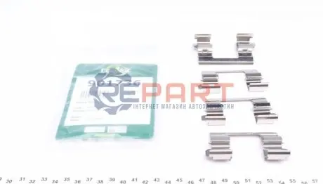 Фото Планка супорта (переднього) прижимна (к-кт) Nissan Qashqai/ X-Trail 07-13 (Akebono) FRENKIT (901736) зображення 1