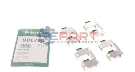 Фото 1 — Планка супорта (заднього) прижимна (к-кт) Toyota Rav4 06- (Akebono) FRENKIT (901760) Фото Планка супорта (заднього) прижимна (к-кт) Toyota Rav4 06- (Akebono) FRENKIT (901760) зображення 1