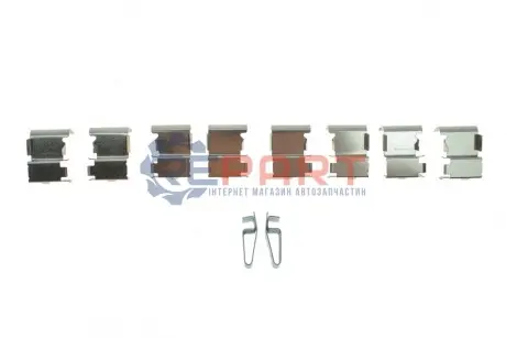 Фото Планка супорта (переднього) прижимна (к-кт) Mazda CX-7/CX-9 06- (Sumit) FRENKIT (901775) зображення 1