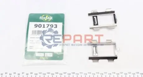 Фото Планка супорта (переднього) прижимна (к-кт) MB Sprinter 208-416 (Bosch) FRENKIT (901793) зображення 1