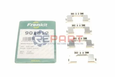 Планка супорта (переднього) прижимна (к-кт) Nissan Pixo/Suzuki Alto 09- (Nissens) FRENKIT 901812 Купити в Україні