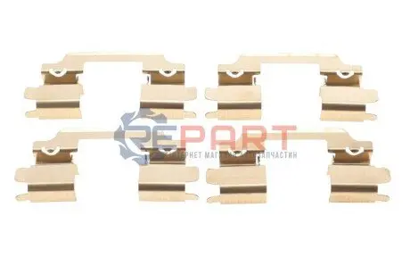 Фото Планка супорта (заднього) прижимна (к-кт) BMW 5(F10/F11)/ 6(F12/13) 09- (Lucas) FRENKIT (901826) зображення 1