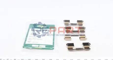 Фото Планка супорта (заднього) прижимна (к-кт) Opel Astra J/Zafira 1.4-2.0CDTI 11- (Bosch) FRENKIT (901875) зображення 1