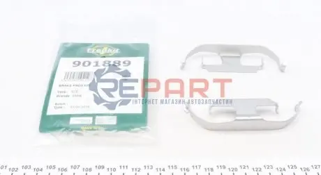 Планка супорта (заднього) прижимна (к-кт) BMW 3 (F30/F80) 3.5 i/d 11- (Ate) FRENKIT 901889