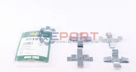 Фото Планка супорта (переднього) прижимна (к-кт) VW Touareg/Porsche Cayenne 06- (Brembo) FRENKIT (901899) зображення 1