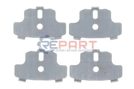 Комплект протискрипних пластин (задніх) Hyundai Elantra 00-06/Coupe 96-09/Kia Cerato 04-/Nissan Maxima 88-94 FRENKIT 940020 Купити в Україні