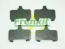 Фото Комплект протискрипних пластин (задніх) VW Beetle 11-/Jetta IV 10 FRENKIT (940023) изображение 1