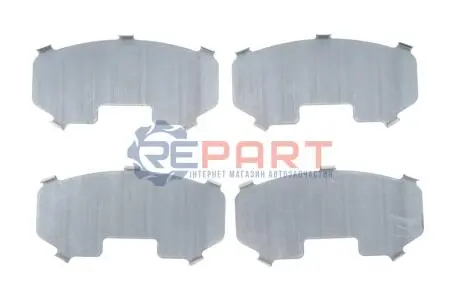 Фото Комплект протискрипних пластин (передніх) Nissan Maxima 99-03 (Akebono) FRENKIT (940043) зображення 1